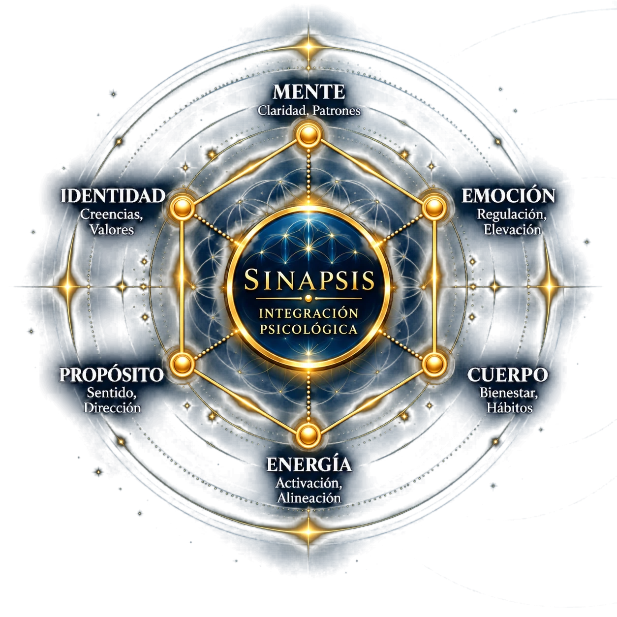 SINAPSIS, mapa de integración psicológica de PsicoElite